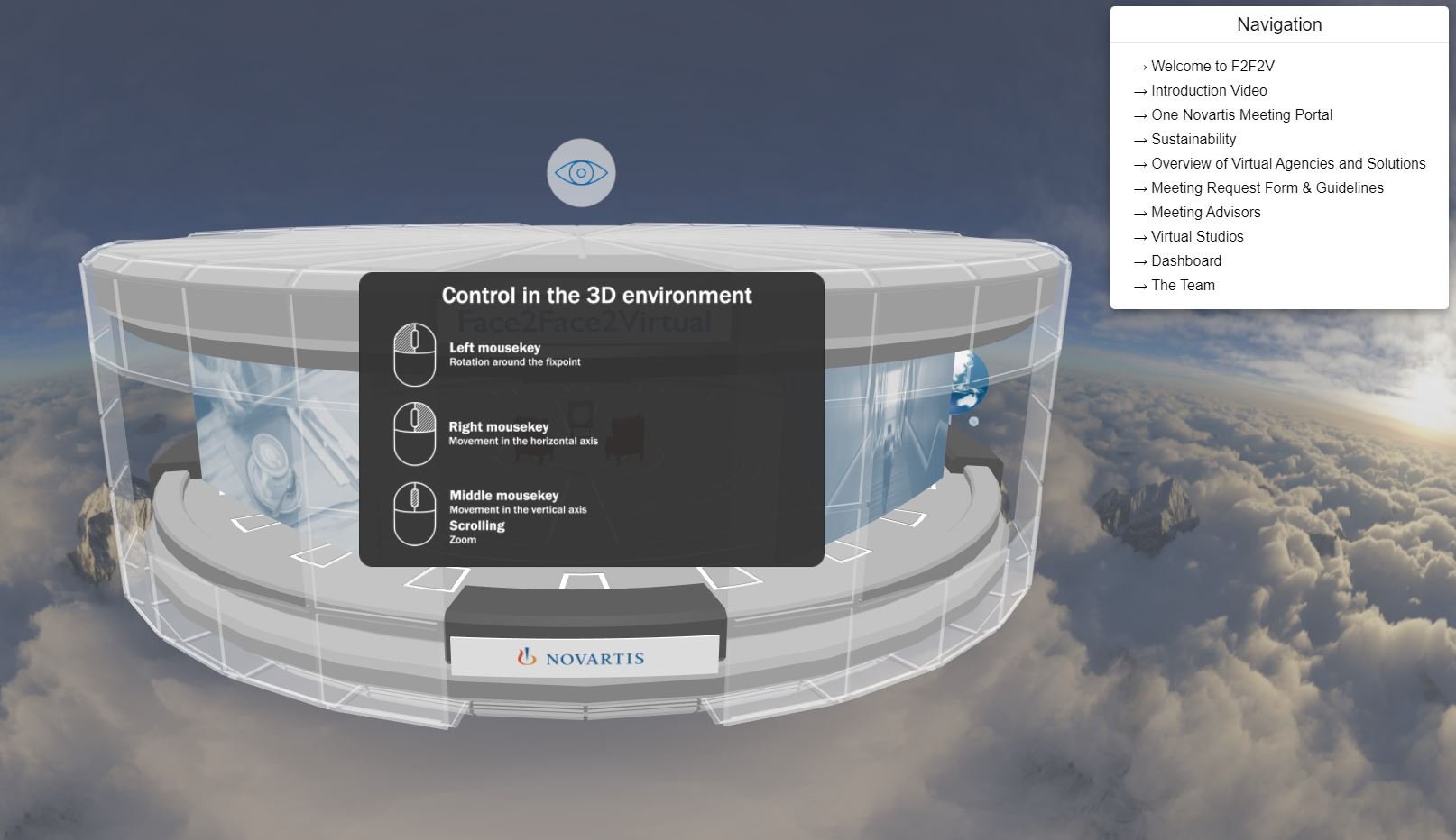 Navigation VirtualShow 3D